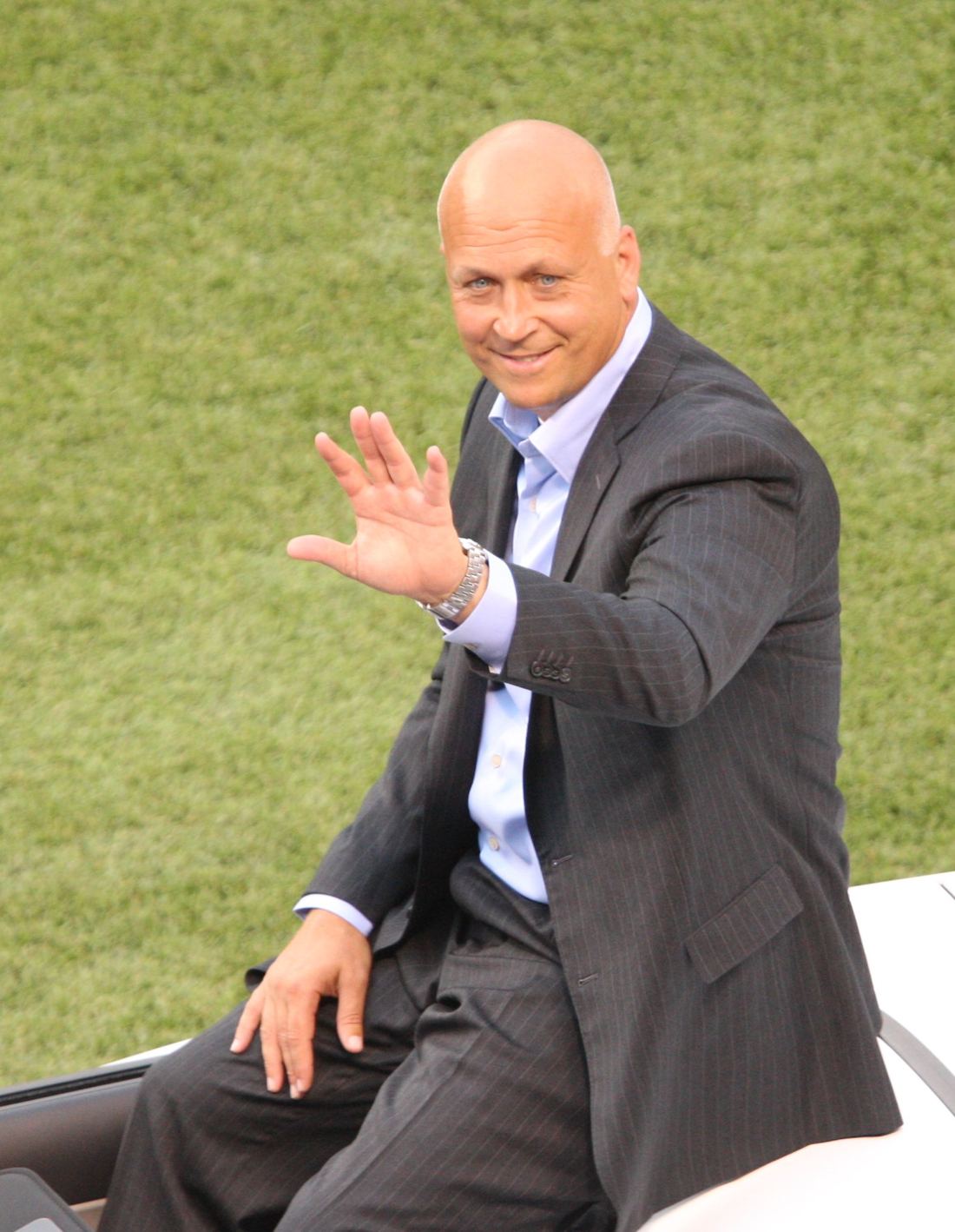 Cal Ripken Jr. being honoured at Camden Yards in 2007