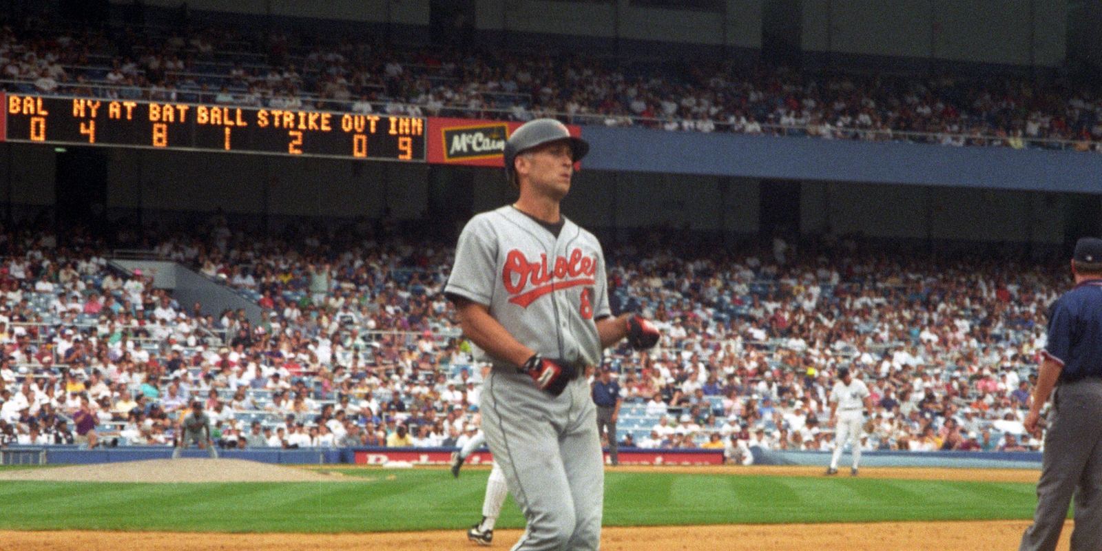 Cal Ripken Jr. in his Baltimore Orioles uniform in 1996