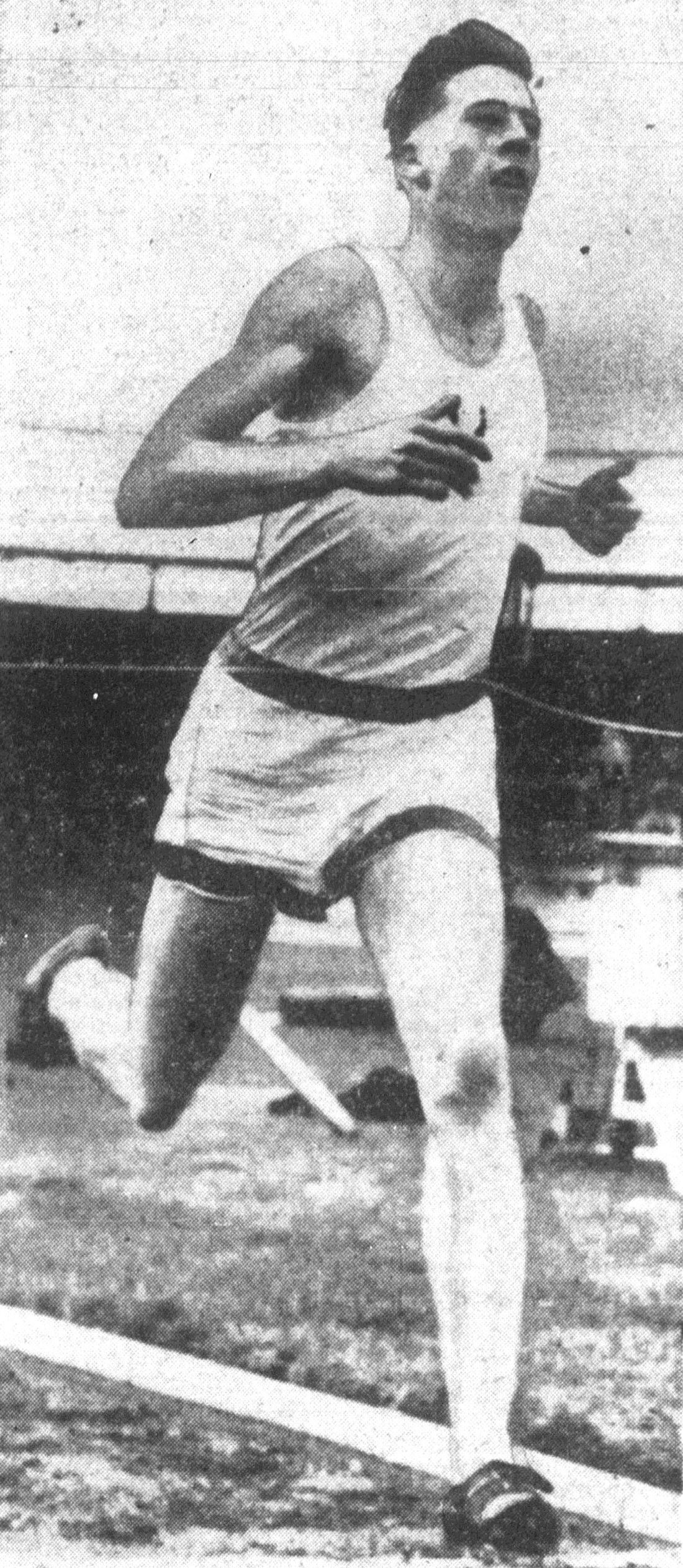 Roger Bannister running in 1954