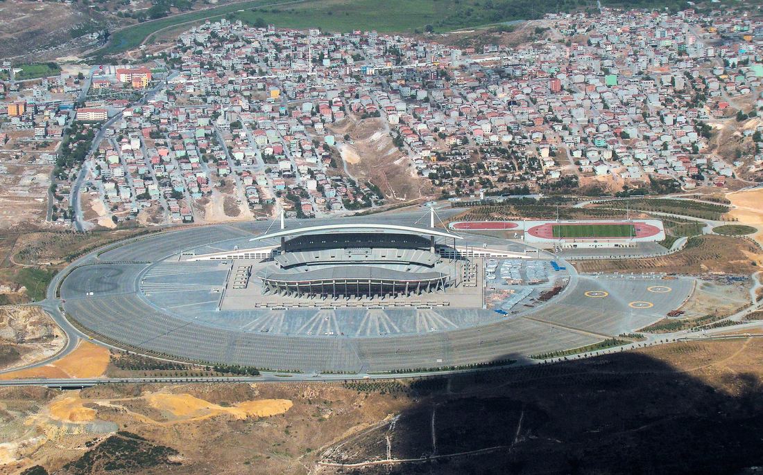 The Ataturk Olympic Stadium in Istanbul
