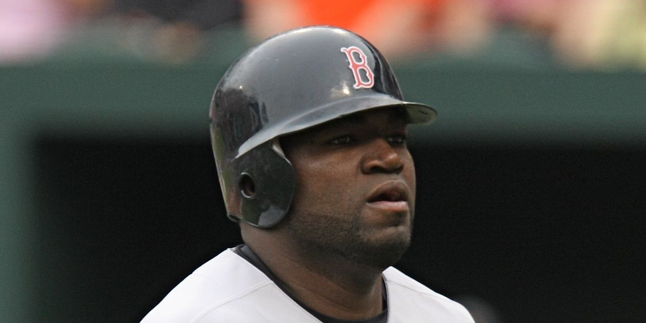 David Ortiz in a Boston Red Sox uniform